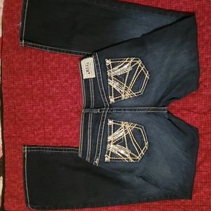 Ariat Women's Bootcut Denim Jean, Size 28R, Dark Blue Wash